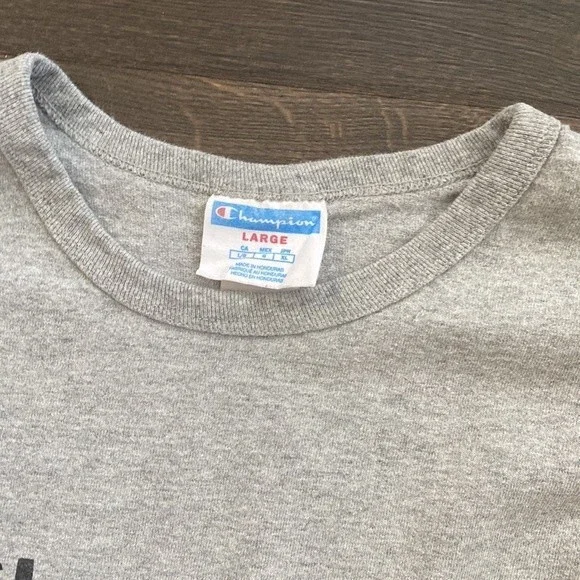 Champion long sleeve t-shirt Sz L - Picture 3 of 7